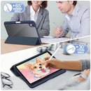 Solid Color TPU + Acrylic Horizontal Flip Leather Tablet Case with Three-folding Holder & Sleep / Wake-up Function & Pen Slot For iPad mini 6(Dark Blue)