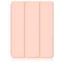 Solid Color TPU + Acrylic Horizontal Flip Leather Tablet Case with Three-folding Holder & Sleep / Wake-up Function & Pen Slot For iPad mini 6(Rose Gold)
