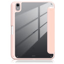 Solid Color TPU + Acrylic Horizontal Flip Leather Tablet Case with Three-folding Holder & Sleep / Wake-up Function & Pen Slot For iPad mini 6(Rose Gold)