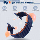 Hook and Loop Fastener Dual Section Watch Band For Apple Watch Series 7 41mm / 6&SE&5&4 40mm / 3&2&1 38mm(Storm Grey)