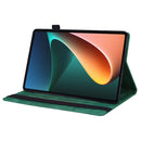 Business Shockproof Horizontal Flip Leather Case with Holder & Card Slots & Photo Frame & Pen Slot For Xiaomi Mi Pad 5 / 5 Pro(Green)