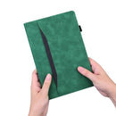 Business Shockproof Horizontal Flip Leather Case with Holder & Card Slots & Photo Frame & Pen Slot For Xiaomi Mi Pad 5 / 5 Pro(Green)