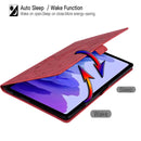 For Xiaomi Pad 5 / Pad 5 Pro Love Butterfly Pattern Horizontal Flip Leather Case with Holder & Sleep / Wake-up Function(Red)