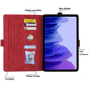 For Xiaomi Pad 5 / Pad 5 Pro Love Butterfly Pattern Horizontal Flip Leather Case with Holder & Sleep / Wake-up Function(Red)