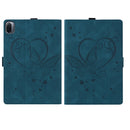 For Xiaomi Pad 5 / Pad 5 Pro Love Butterfly Pattern Horizontal Flip Leather Case with Holder & Sleep / Wake-up Function(Blue)