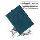 For Xiaomi Pad 5 / Pad 5 Pro Love Butterfly Pattern Horizontal Flip Leather Case with Holder & Sleep / Wake-up Function(Blue)