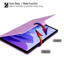 For Xiaomi Pad 5 / Pad 5 Pro Love Butterfly Pattern Horizontal Flip Leather Case with Holder & Sleep / Wake-up Function(Purple)