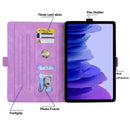 For Xiaomi Pad 5 / Pad 5 Pro Love Butterfly Pattern Horizontal Flip Leather Case with Holder & Sleep / Wake-up Function(Purple)