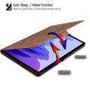 For Xiaomi Pad 5 / Pad 5 Pro Love Butterfly Pattern Horizontal Flip Leather Case with Holder & Sleep / Wake-up Function(Brown)
