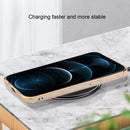 Straight Side Laser Plating Full Coverage Clear TPU Shockproof Magsafe Case For iPhone 13 Pro(Gold)