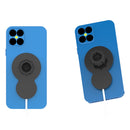W34 Inverted Gourd-shaped Magnetic Car Wireless Charger Mobile Phone Holder(Blue)