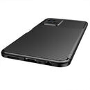 For vivo Y33S Carbon Fiber Texture Shockproof TPU Case(Blue)