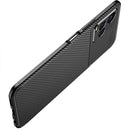 For vivo Y33S Carbon Fiber Texture Shockproof TPU Case(Black)