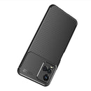 For vivo Y33S Carbon Fiber Texture Shockproof TPU Case(Blue)