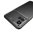 For vivo Y33S Carbon Fiber Texture Shockproof TPU Case(Black)