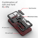 For Xiaomi Mi 11T / 11T Pro Armor Warrior Shockproof PC + TPU Protective Case(Brown)