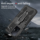 For Xiaomi Mi 11T / 11T Pro Armor Warrior Shockproof PC + TPU Protective Case(Black)
