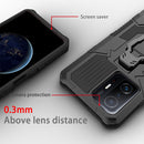 For Xiaomi Mi 11T / 11T Pro Armor Warrior Shockproof PC + TPU Protective Case(Black)