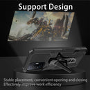 For Xiaomi Mi 11T / 11T Pro Armor Warrior Shockproof PC + TPU Protective Case(Black)