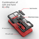 For Xiaomi Mi 11T / 11T Pro Armor Warrior Shockproof PC + TPU Protective Case(Red)