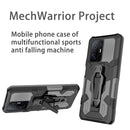 For Xiaomi Mi 11T / 11T Pro Armor Warrior Shockproof PC + TPU Protective Case(Grey)