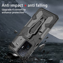 For Xiaomi Mi 11T / 11T Pro Armor Warrior Shockproof PC + TPU Protective Case(Grey)