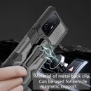 For Xiaomi Mi 11T / 11T Pro Armor Warrior Shockproof PC + TPU Protective Case(Grey)