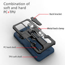 For Xiaomi Mi 11T / 11T Pro Armor Warrior Shockproof PC + TPU Protective Case(Blue)