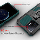 For Xiaomi Mi 11T / 11T Pro Armor Warrior Shockproof PC + TPU Protective Case(Green)