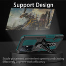 For Xiaomi Mi 11T / 11T Pro Armor Warrior Shockproof PC + TPU Protective Case(Green)