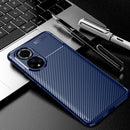 For Huawei nova 9 Carbon Fiber Texture Shockproof TPU Case(Blue)