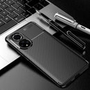 For Huawei nova 9 Carbon Fiber Texture Shockproof TPU Case(Black)