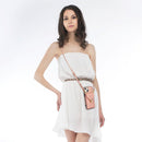 Fashion Buckle Protective Case with Holder & Card Slot & Wallet & Lanyard For iPhone 13(Rose Gold)