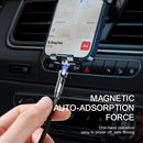 JOYROOM S-1224X2 1.2m 2.4A USB to 8 Pin + USB-C / Type-C + Micro USB Rotatable Magnetic Charging Cable(Black)