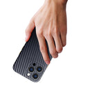 Carbon Fiber Texture Kevlar All-inclusive Shockproof Phone Protective Case For iPhone 13 mini(Deep Space Grey)