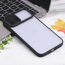 Sliding Camera Cover Design TPU Protective Case For iPhone 13 Pro Max(Black)