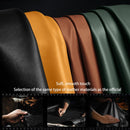 Nappa Texture Leather Back Cover Shockproof Case For iPhone 13 Pro Max(Brown)