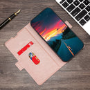For Google Pixel 5 XL 4G & 5G / Pixel 4a 5G Ultra-thin Voltage Side Buckle PU + TPU Horizontal Flip Leather Case with Holder & Card Slot(Rose Gold)