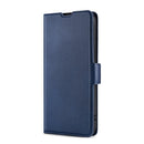 For Xiaomi Mi 11 Ultra Ultra-thin Voltage Side Buckle PU + TPU Horizontal Flip Leather Case with Holder & Card Slot(Blue)