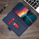 For Xiaomi Mi 11 Ultra Ultra-thin Voltage Side Buckle PU + TPU Horizontal Flip Leather Case with Holder & Card Slot(Blue)