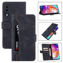 For Samsung Galaxy A70 Reverse Buckle Horizontal Flip PU Leather Case with Holder & Card Slot & Wallet(Black)