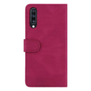 For Samsung Galaxy A70 Reverse Buckle Horizontal Flip PU Leather Case with Holder & Card Slot & Wallet(Wine Red)