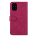 For Samsung Galaxy S20 FE Reverse Buckle Horizontal Flip PU Leather Case with Holder & Card Slot & Wallet(Wine Red)