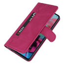 For Samsung Galaxy S20 FE Reverse Buckle Horizontal Flip PU Leather Case with Holder & Card Slot & Wallet(Wine Red)