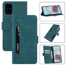 For Samsung Galaxy S20 FE Reverse Buckle Horizontal Flip PU Leather Case with Holder & Card Slot & Wallet(Lake Blue)
