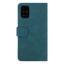 For Samsung Galaxy S20 FE Reverse Buckle Horizontal Flip PU Leather Case with Holder & Card Slot & Wallet(Lake Blue)