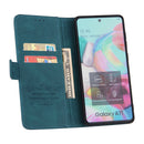 For Samsung Galaxy S20 FE Reverse Buckle Horizontal Flip PU Leather Case with Holder & Card Slot & Wallet(Lake Blue)