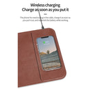 OJD-82 Multifunctional Foldable Wireless Charger Mouse Pad(Brown)