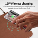 OJD-82 Multifunctional Foldable Wireless Charger Mouse Pad(Grey)