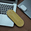 2 In 1 Multi-function Wood Wireless Charging Wireless Charger for iPhone & iWatch & AirPods(Light Wood)